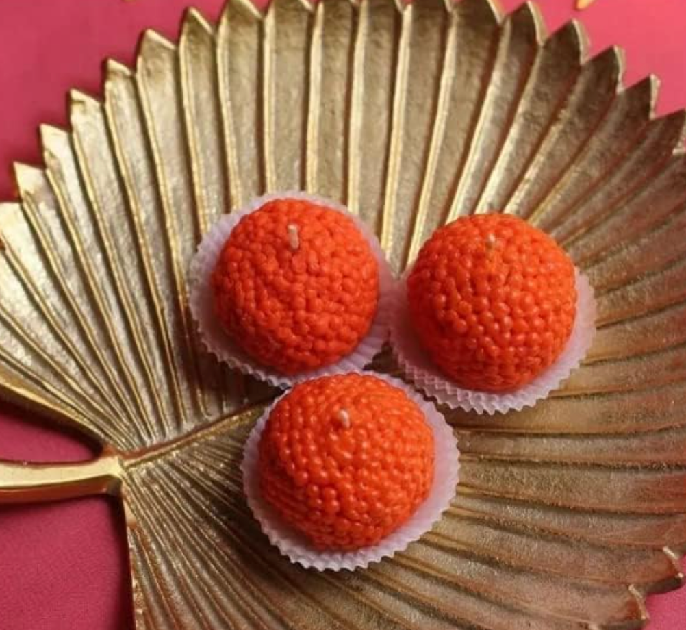 Motichoor Ladoo Boondi Style Silicone Candle Mold – Large Size