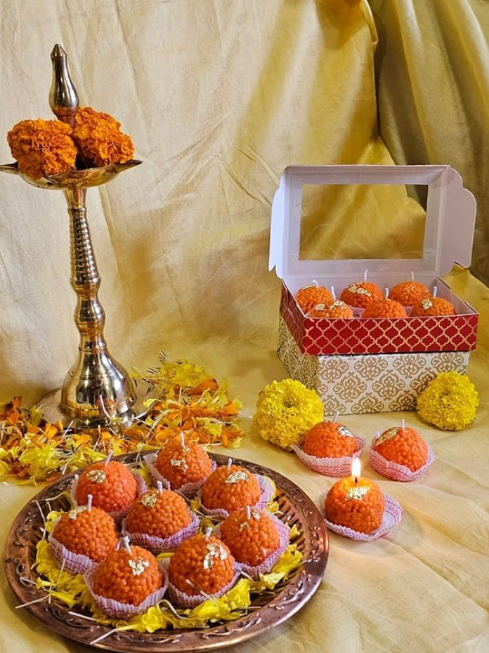 Motichoor Ladoo Boondi Style Silicone Candle Mold – Large Size