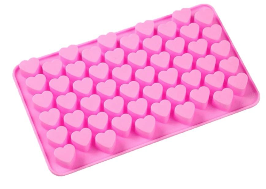 Silicon Mold Small Heart 55 Cavity